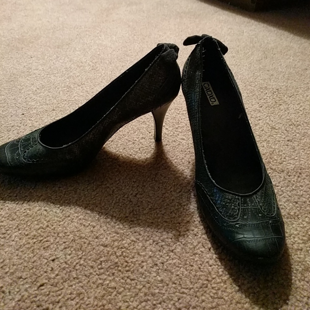 Oxox black pumps